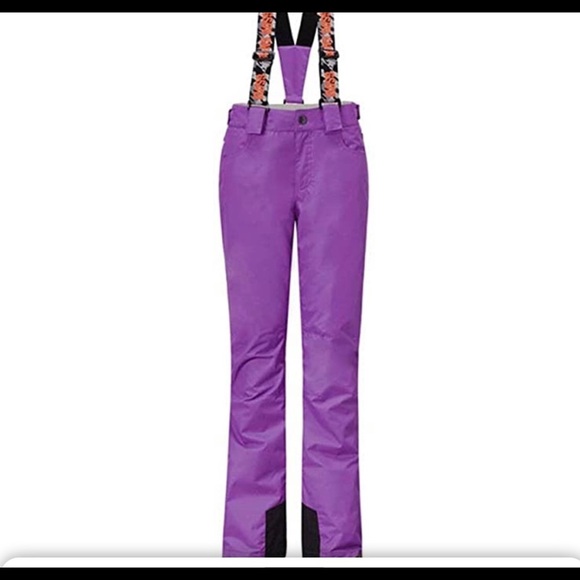 GSOU SNOW Women Ski pants snowboarding Bibs xs - Picture 1 of 7